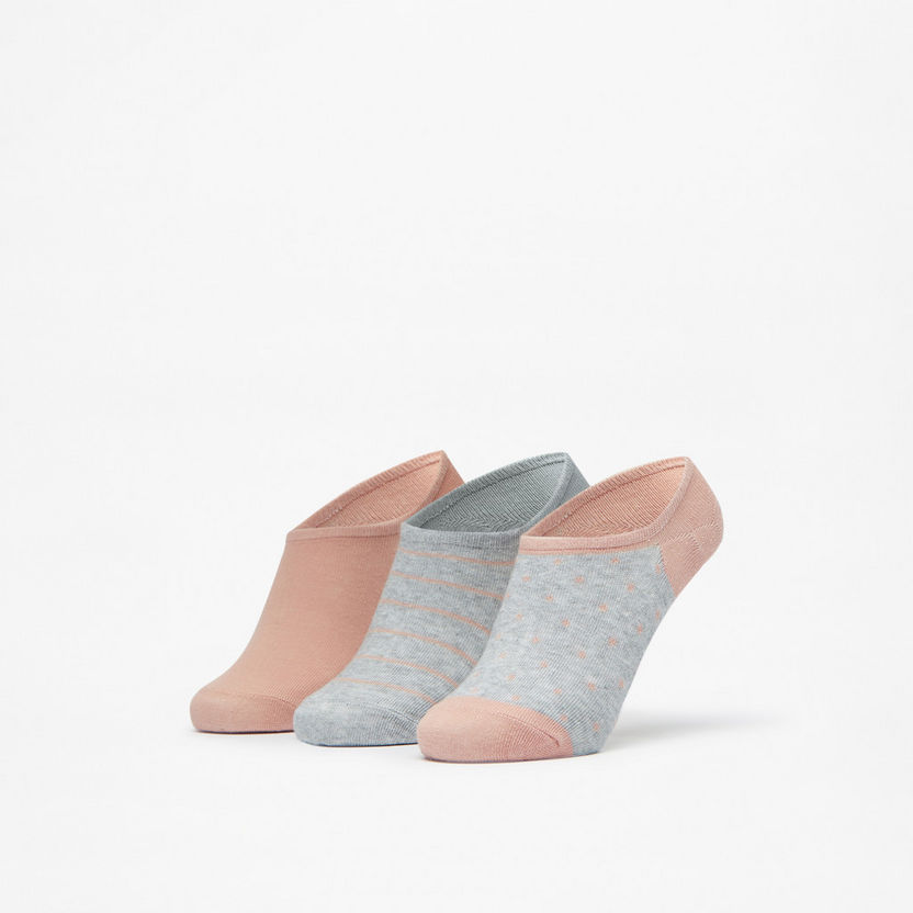 Gloo Assorted Ankle Length Socks - Set of 3-Women%27s Socks-image-0