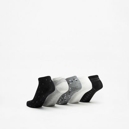 Gloo Assorted Ankle Length Socks - Set of 5-Women%27s Socks-image-2