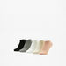 Gloo Textured Ankle Length Socks - Set of 5-Women%27s Socks-thumbnailMobile-0