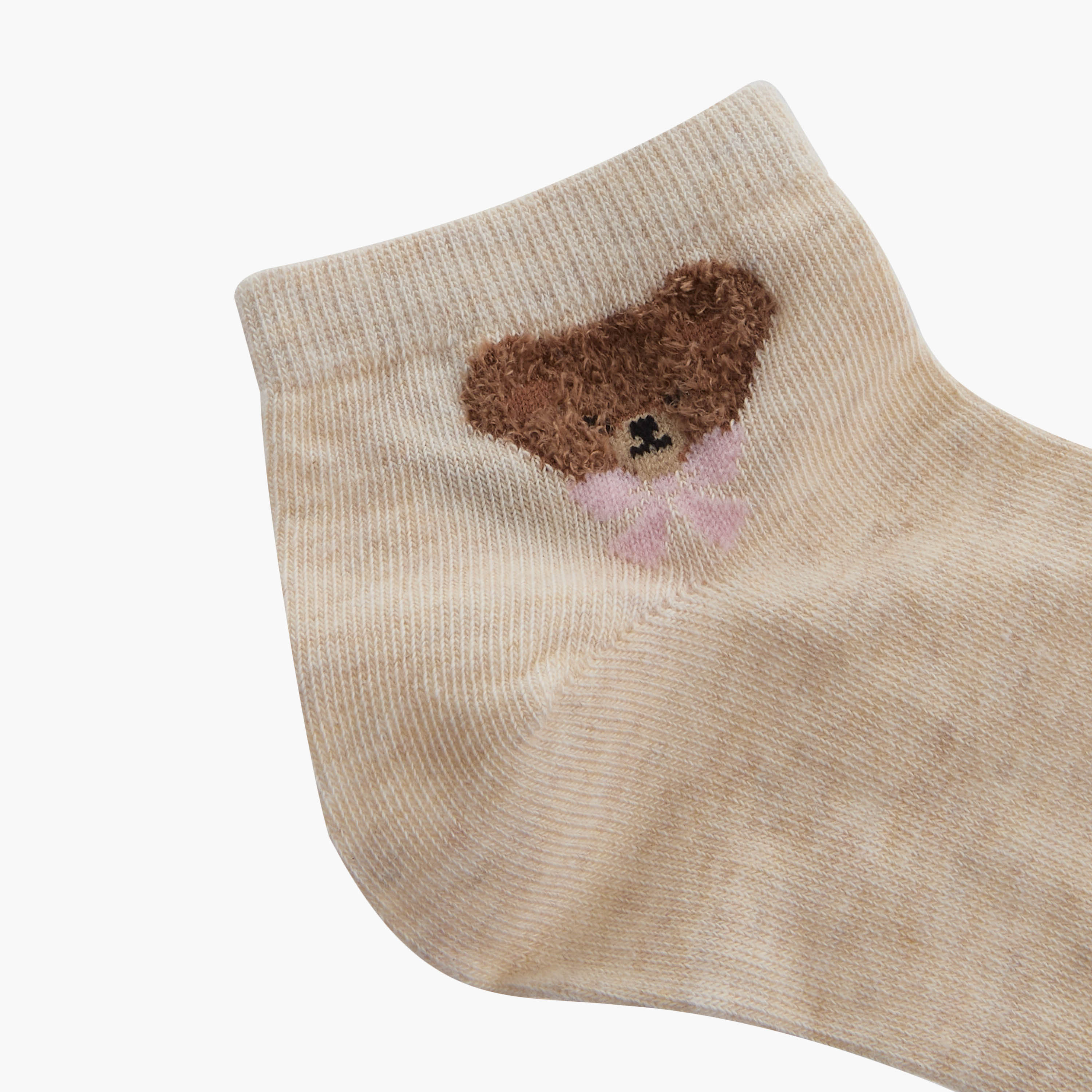 Gloo Pack of 5 Ankle Length Cotton Socks-women-socksandstockings-image-3