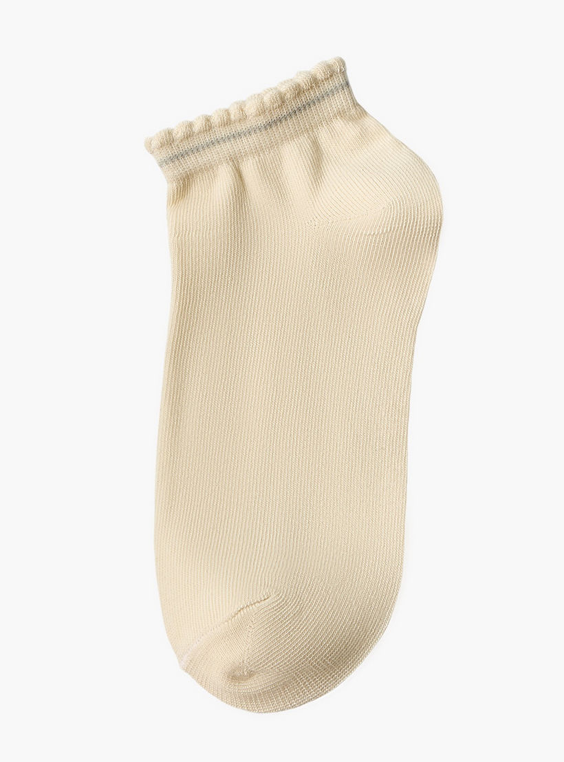 طقم جوارب قطن 5 أزواج بطول الكاحل من جلو-women-socksandstockings-image-3