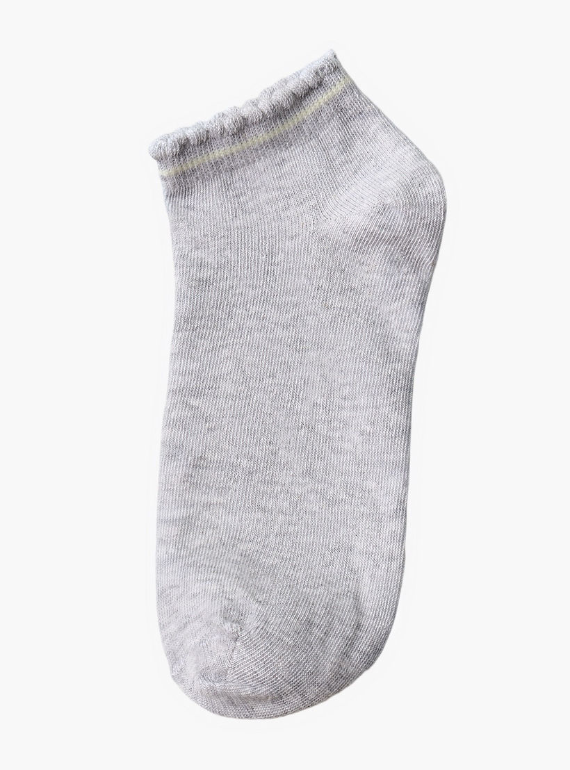 طقم جوارب قطن 5 أزواج بطول الكاحل من جلو-women-socksandstockings-image-5