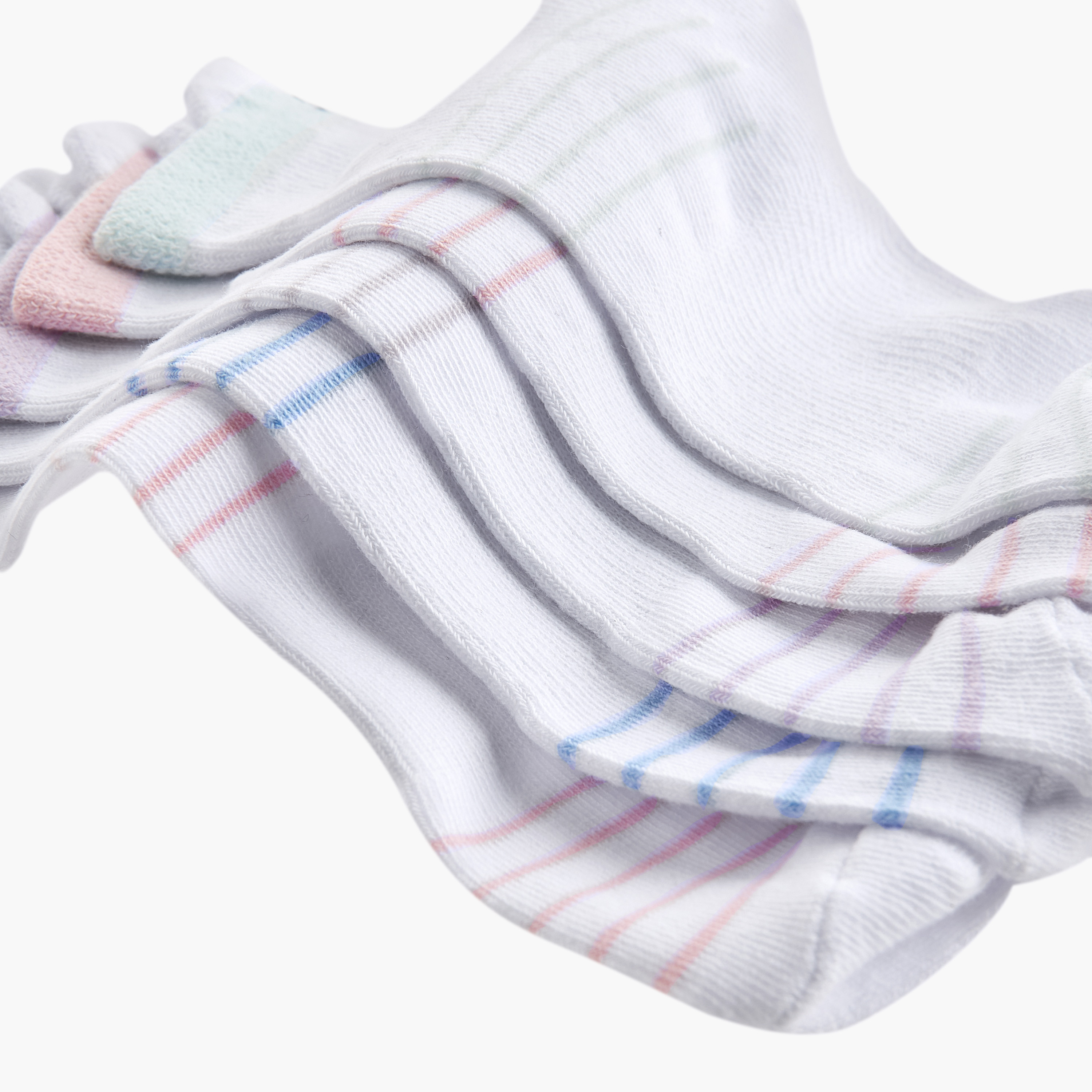 Gloo Assorted Ankle Length Socks - Set of 5-women-socksandstockings-image-4