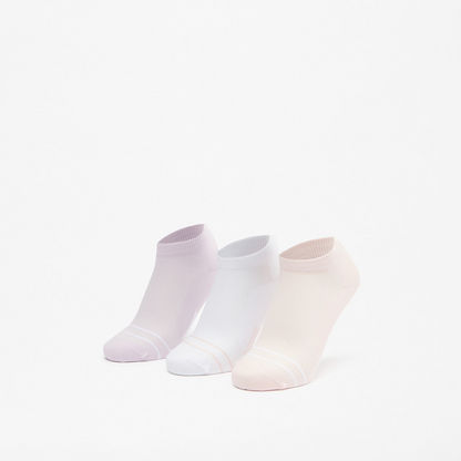 Gloo Solid Ankle Length Sports Socks - Set of 3-Women%27s Socks-image-0