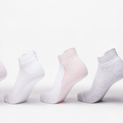 Gloo Striped Ankle Length Socks - Set of 5-Women%27s Socks-image-3