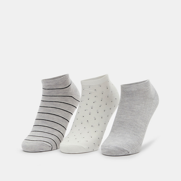 Gloo Assorted Ankle Length Socks - Set of 3