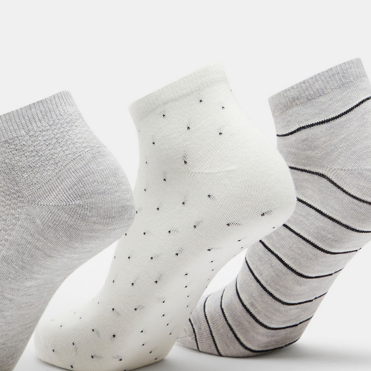 Gloo Assorted Ankle Length Socks - Set of 3