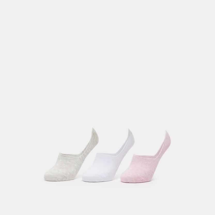 Gloo Solid No Show Socks - Set of 3-Women%27s Socks-image-0