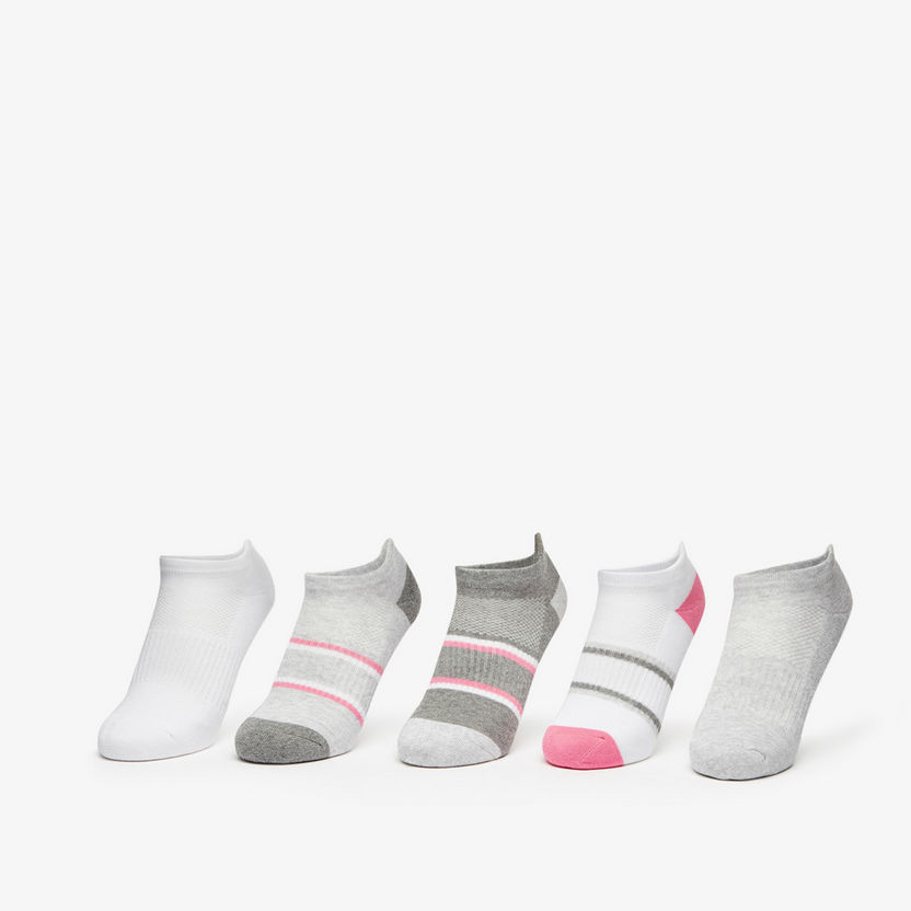 Gloo Printed Ankle Length Socks - Set of 5-Women%27s Socks-image-0