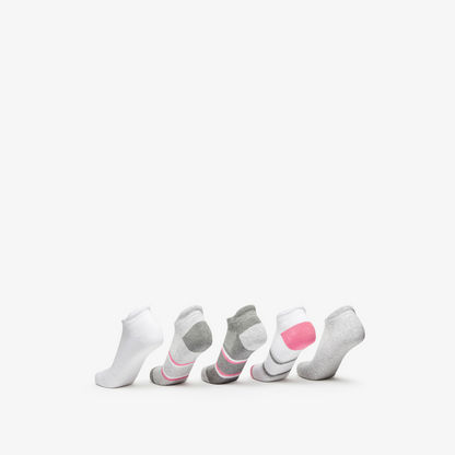Gloo Printed Ankle Length Socks - Set of 5-Women%27s Socks-image-1