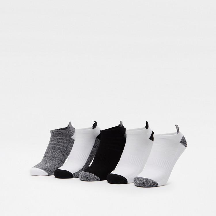 Gloo Assorted Ankle Length Sports Socks - Set of 5