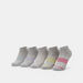 Gloo Striped Ankle Length Sports Socks - Set of 5-Women%27s Socks-thumbnailMobile-0
