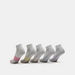 Gloo Striped Ankle Length Sports Socks - Set of 5-Women%27s Socks-thumbnail-1