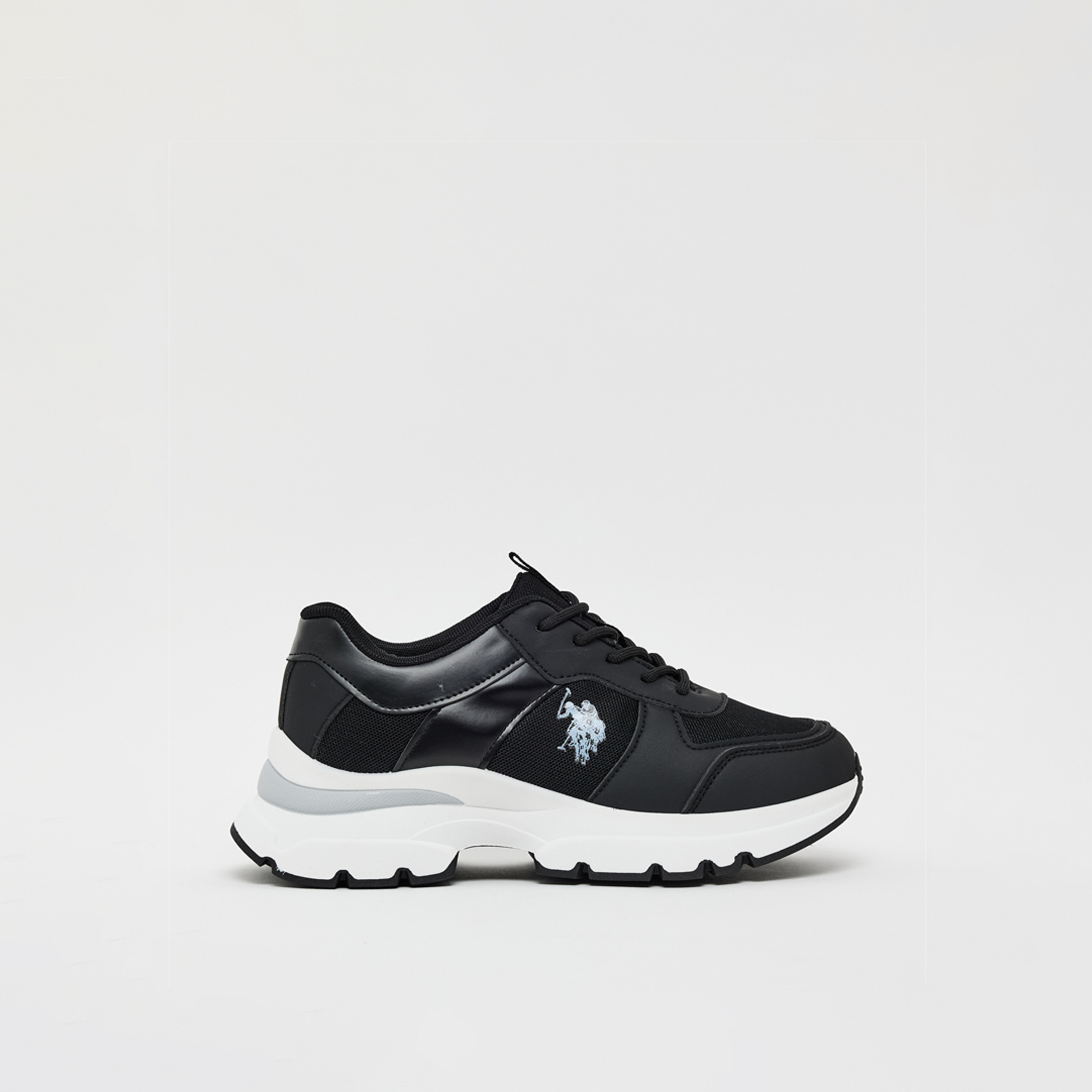 يو اس بولو - حذاء رياضي نسائي برباط أمامي نعل سميك، منخفض الكاحل | LARA-GLB-WMN-women-shoes-sneakers-image-1