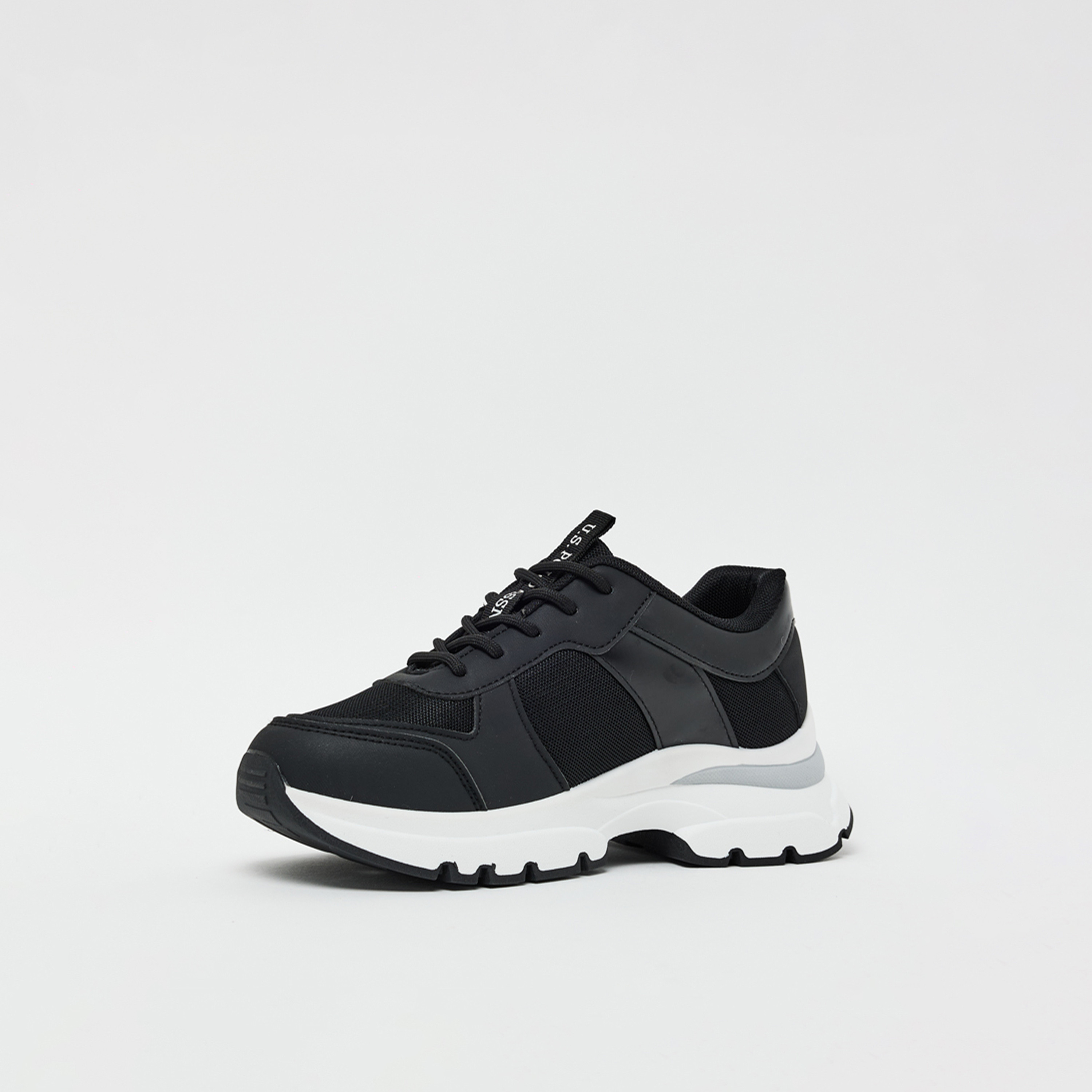 يو اس بولو - حذاء رياضي نسائي برباط أمامي نعل سميك، منخفض الكاحل | LARA-GLB-WMN-women-shoes-sneakers-image-2