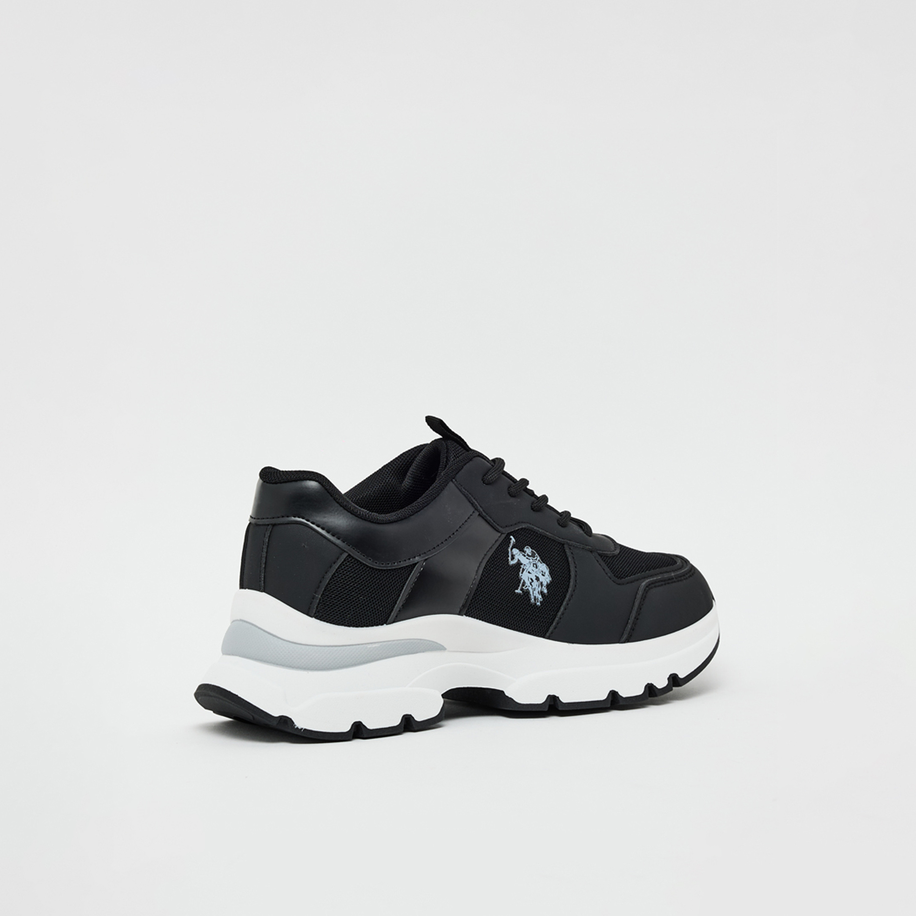 يو اس بولو - حذاء رياضي نسائي برباط أمامي نعل سميك، منخفض الكاحل | LARA-GLB-WMN-women-shoes-sneakers-image-3