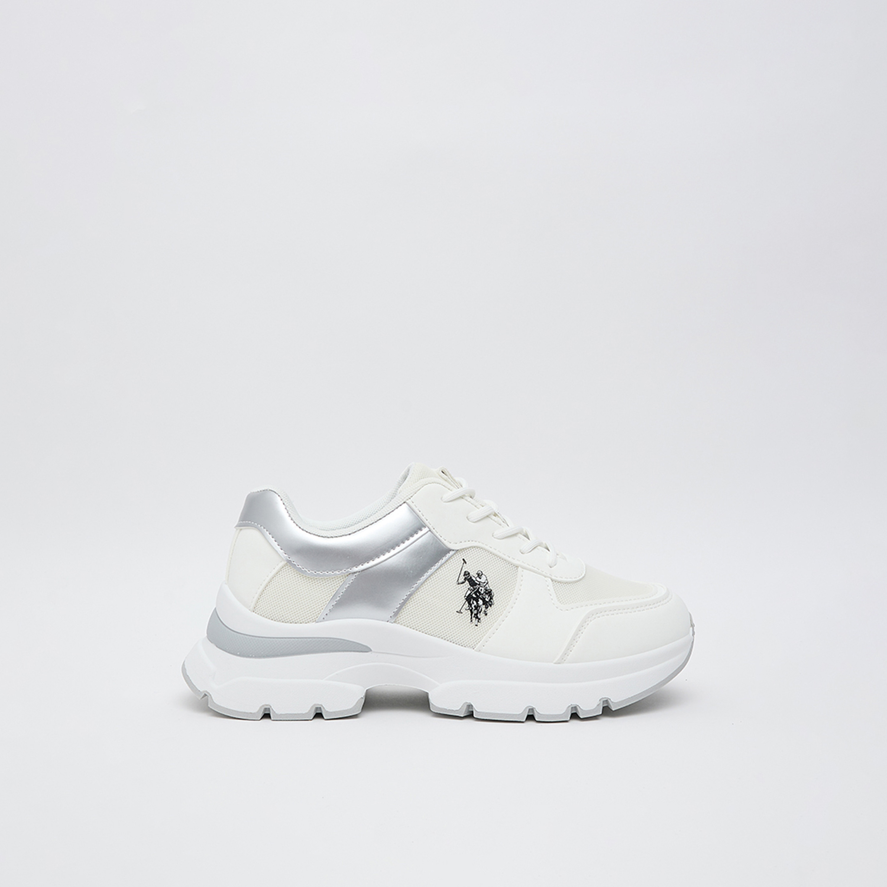 يو اس بولو - حذاء رياضي نسائي برباط أمامي نعل سميك، منخفض الكاحل | LARA-GLB-WMN-women-shoes-sneakers-image-5