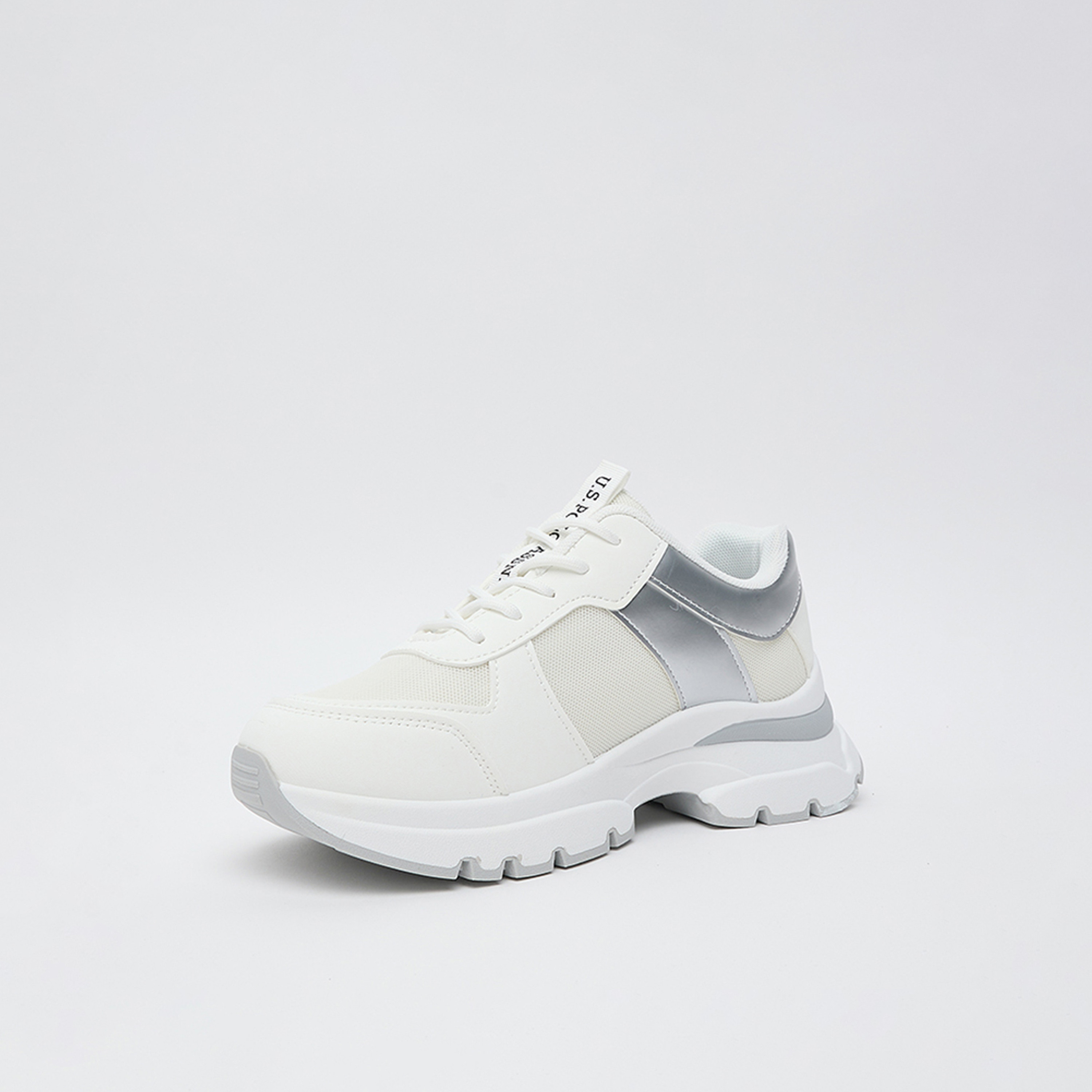 يو اس بولو - حذاء رياضي نسائي برباط أمامي نعل سميك، منخفض الكاحل | LARA-GLB-WMN-women-shoes-sneakers-image-6
