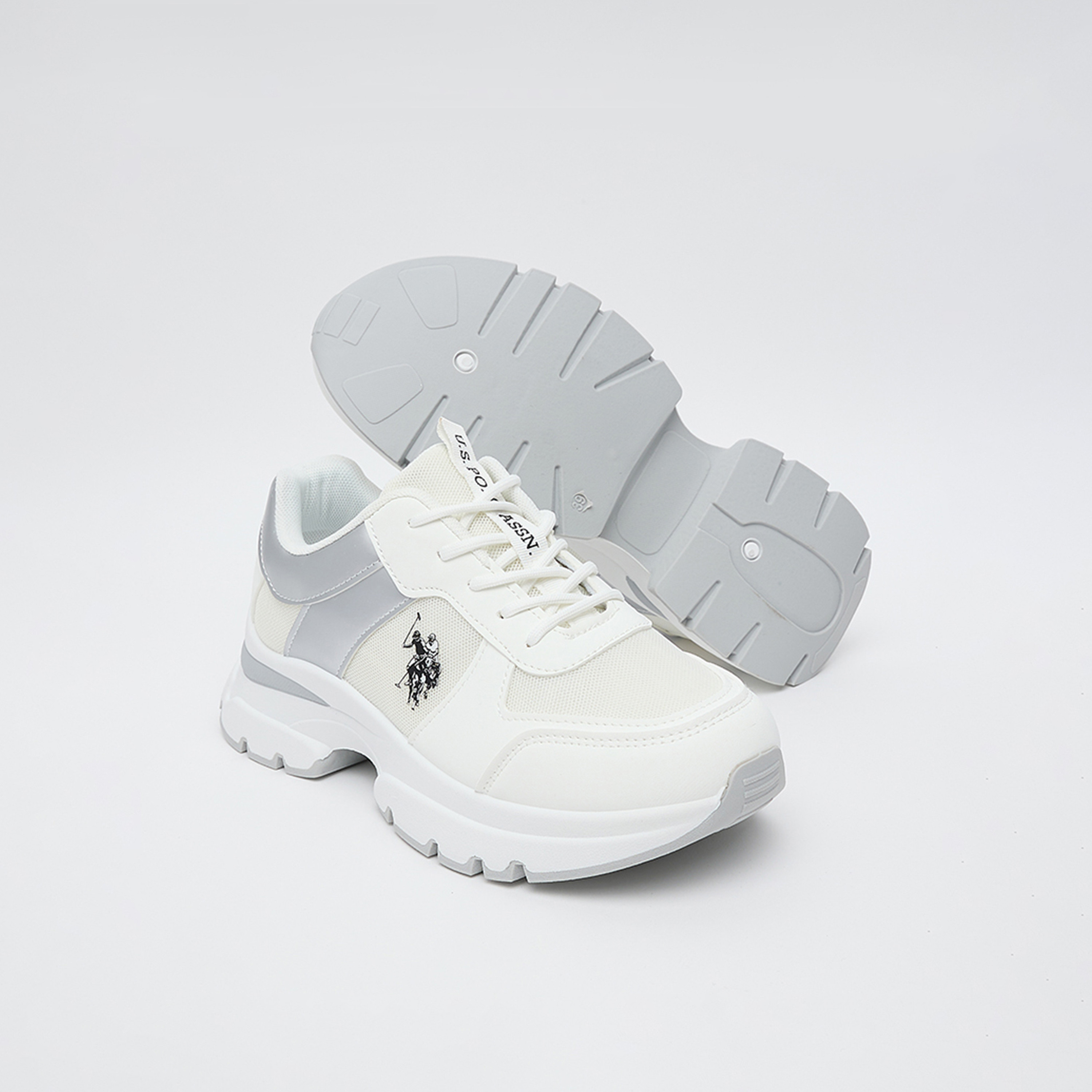 يو اس بولو - حذاء رياضي نسائي برباط أمامي نعل سميك، منخفض الكاحل | LARA-GLB-WMN-women-shoes-sneakers-image-8