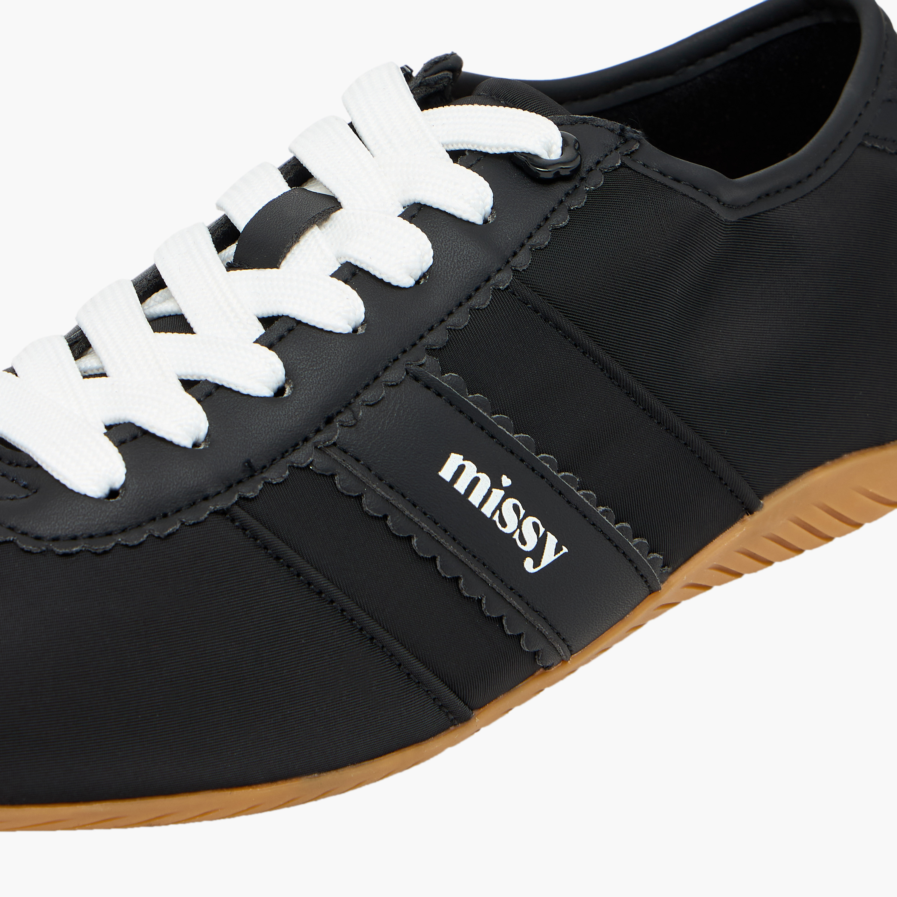 Missy Women Scallop Trim Lace-Up Ankle Sneakers-women-shoes-sneakers-image-4