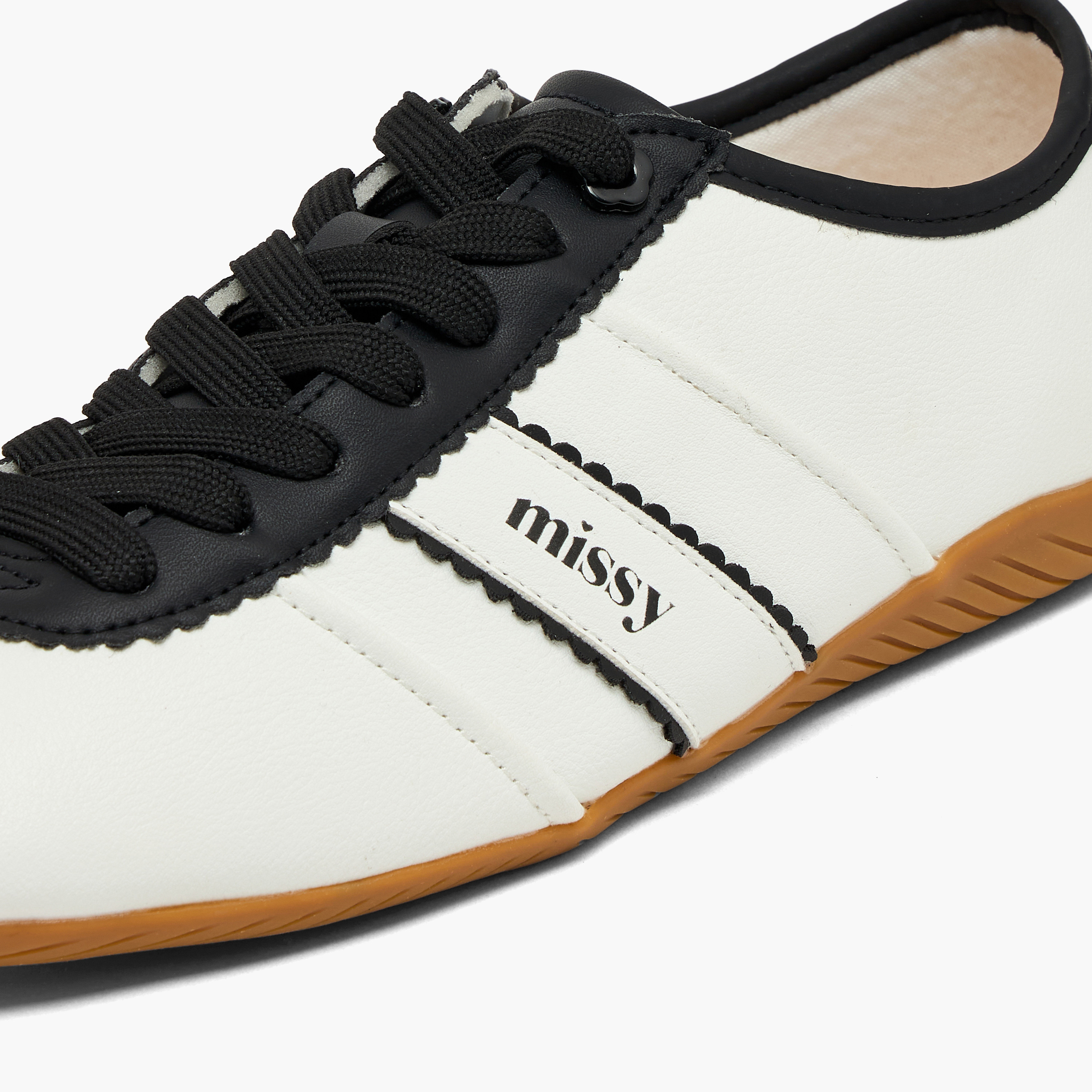 Missy Women Scallop Trim Lace-Up Ankle Sneakers-women-shoes-sneakers-image-4