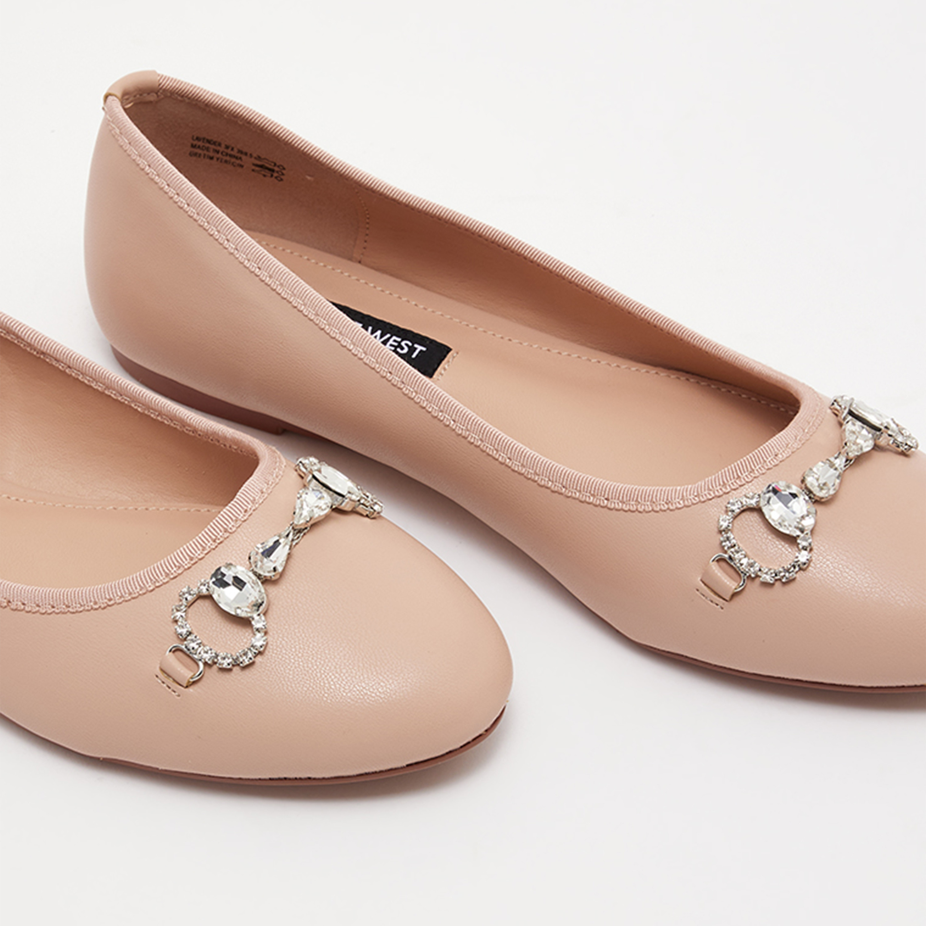 ناين ويست- حذاء باليرينا نسائي لافندر سهل الارتداء بمقدمة مستديرة | LAVENDER-women-shoes-flats-ballerinas-image-3