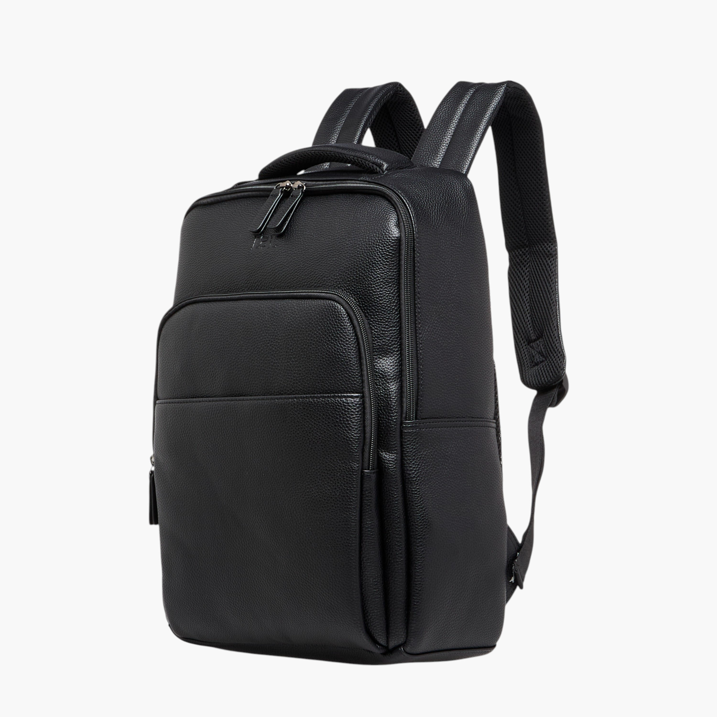 LBL by Shoexpress Solid Backpack with Padded Shoulder Straps - 12x30x41 cm-men-bags-image-2