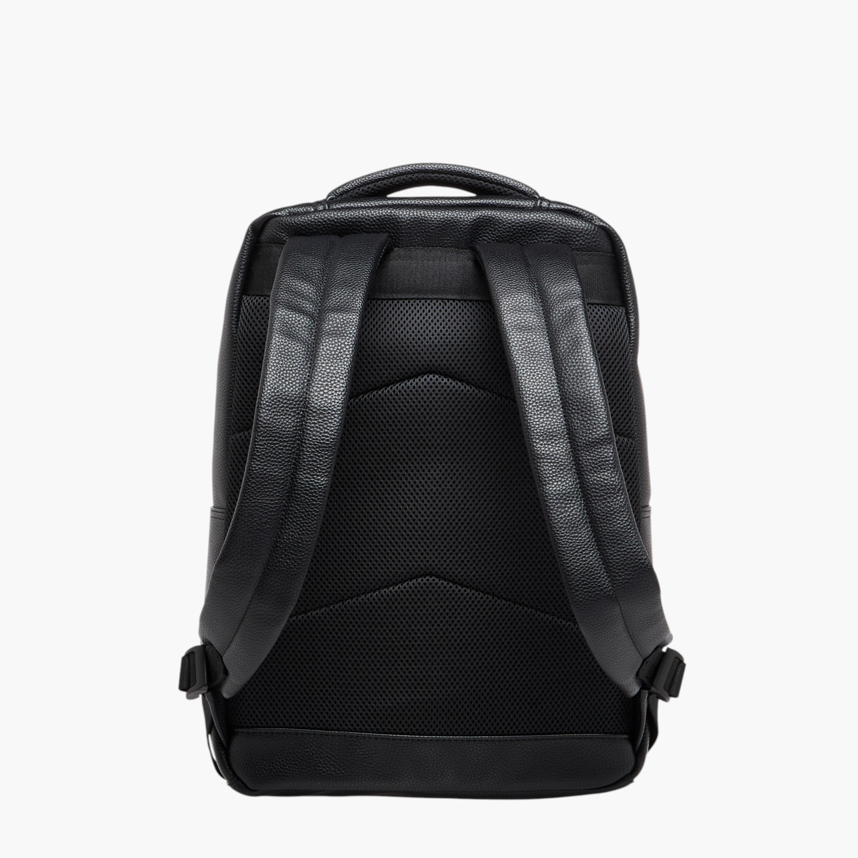 LBL by Shoexpress Solid Backpack with Padded Shoulder Straps - 12x30x41 cm-men-bags-image-3