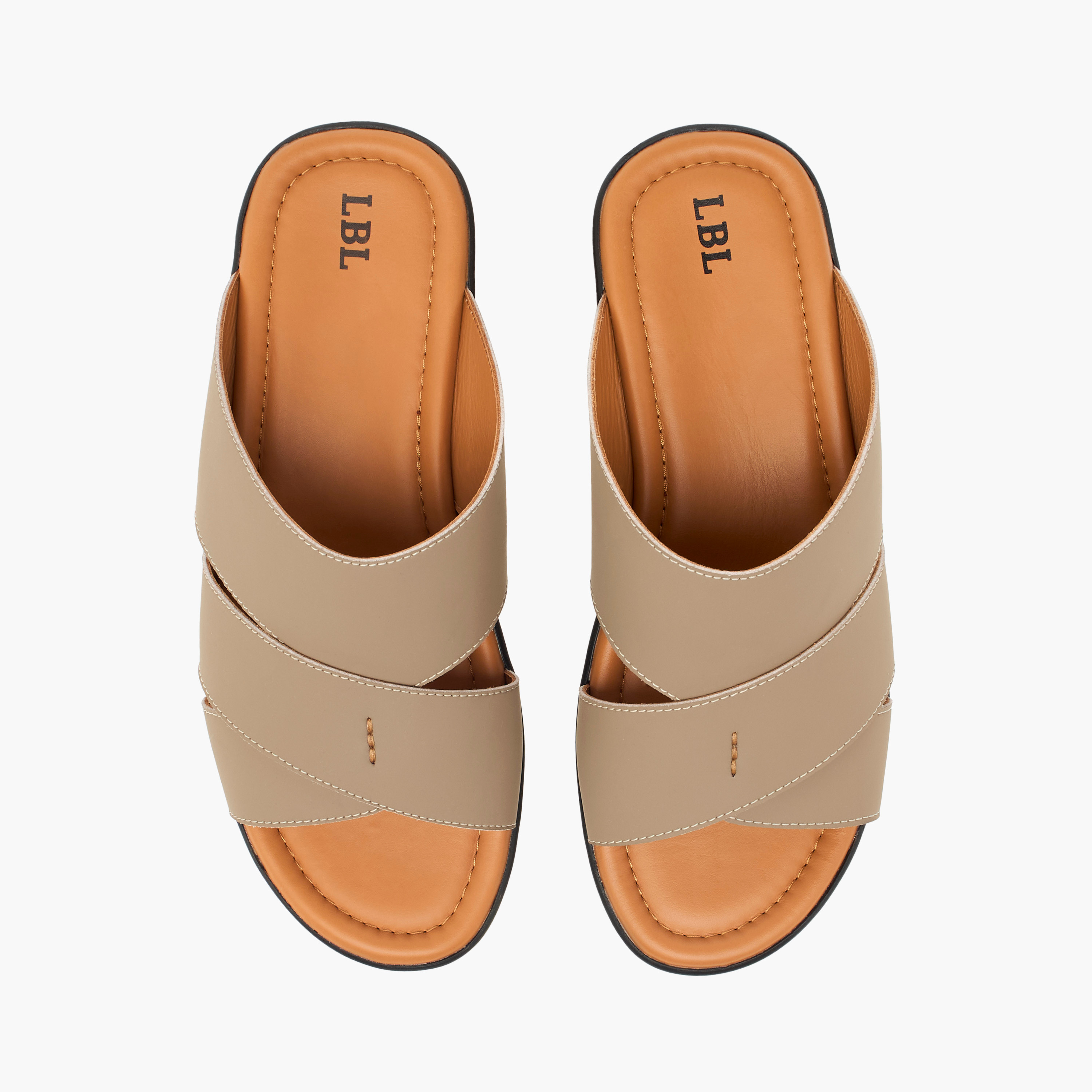صندل عربي سادة سهل الارتداء من إل بي إل من شو إكسبريس-cpmen-footwear-sandals-image-1