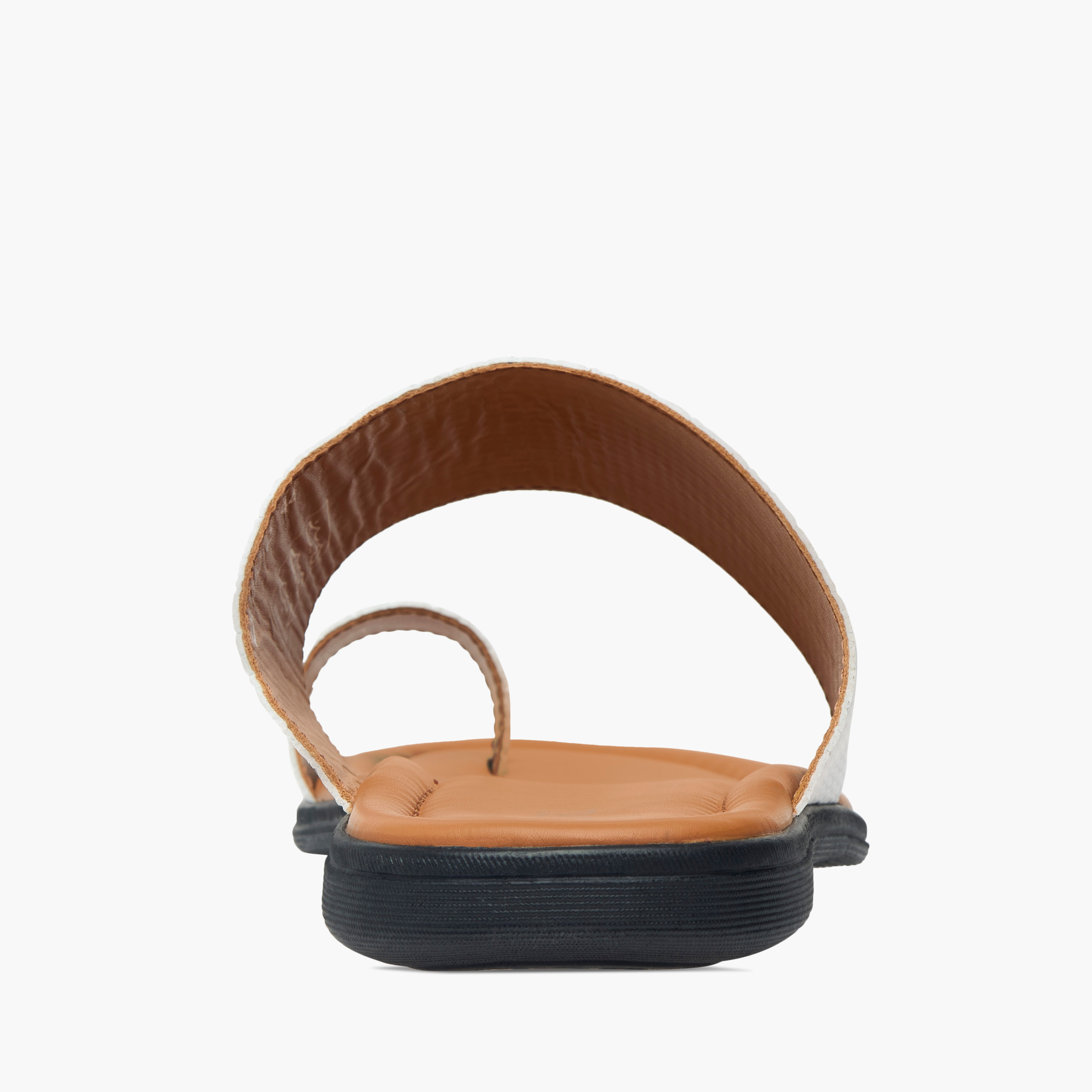LBL by Shoexpress Textured Slip-On Arabic Sandals-cpmen-footwear-sandals-image-4