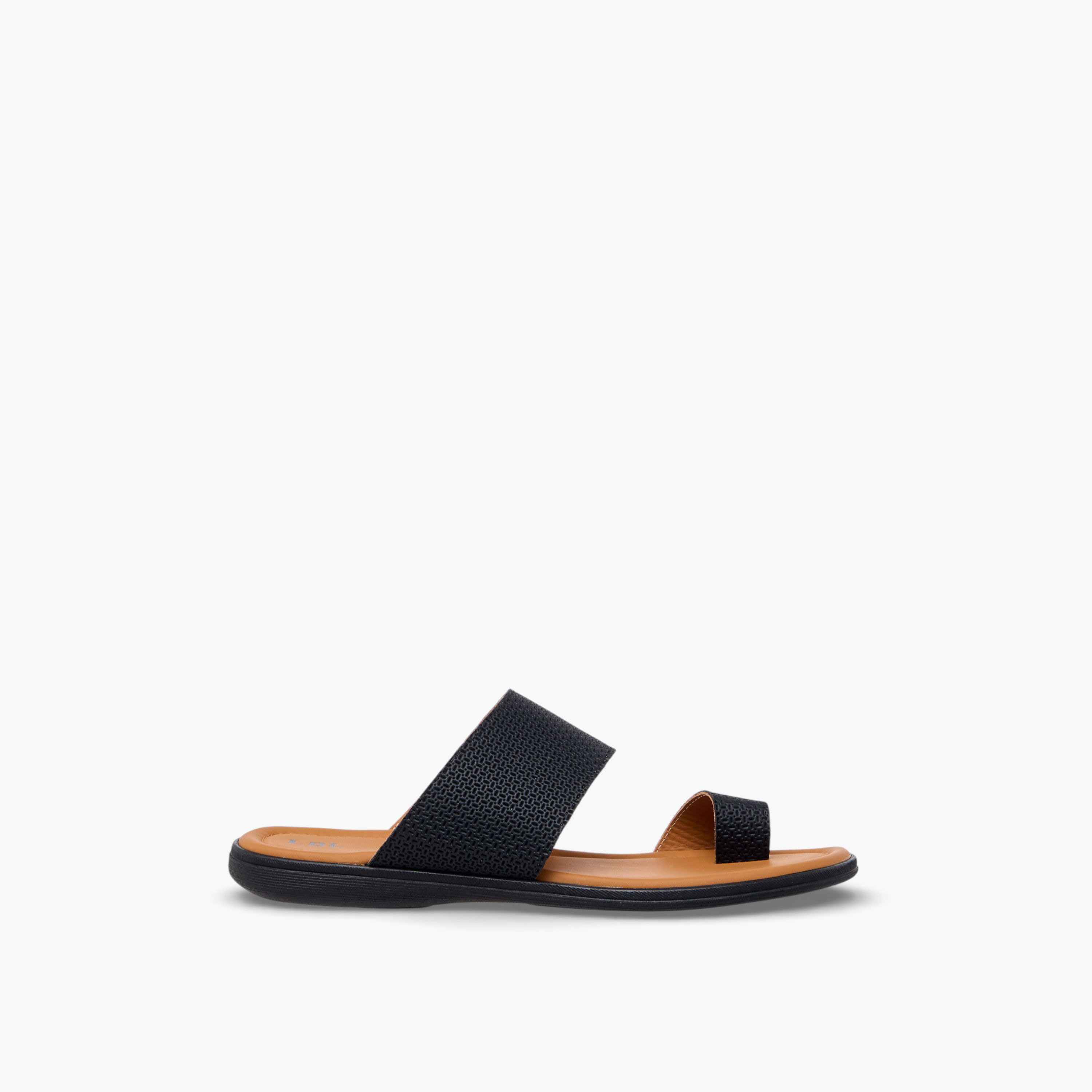 LBL by Shoexpress Textured Slip-On Arabic Sandals-cpmen-footwear-sandals-image-11