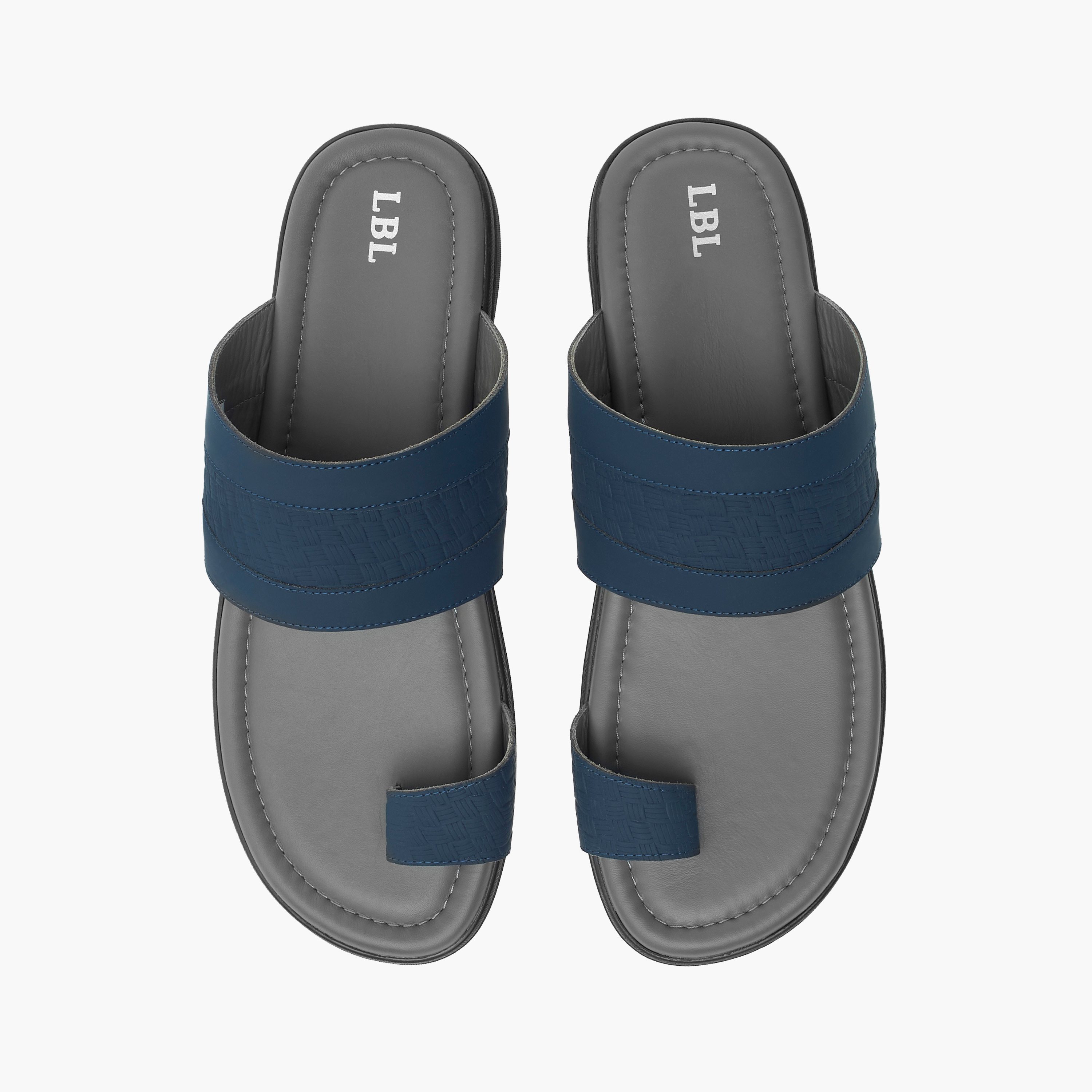 LBL by Shoexpress Textured Slip-On Arabic Sandals-cpmen-footwear-sandals-image-1