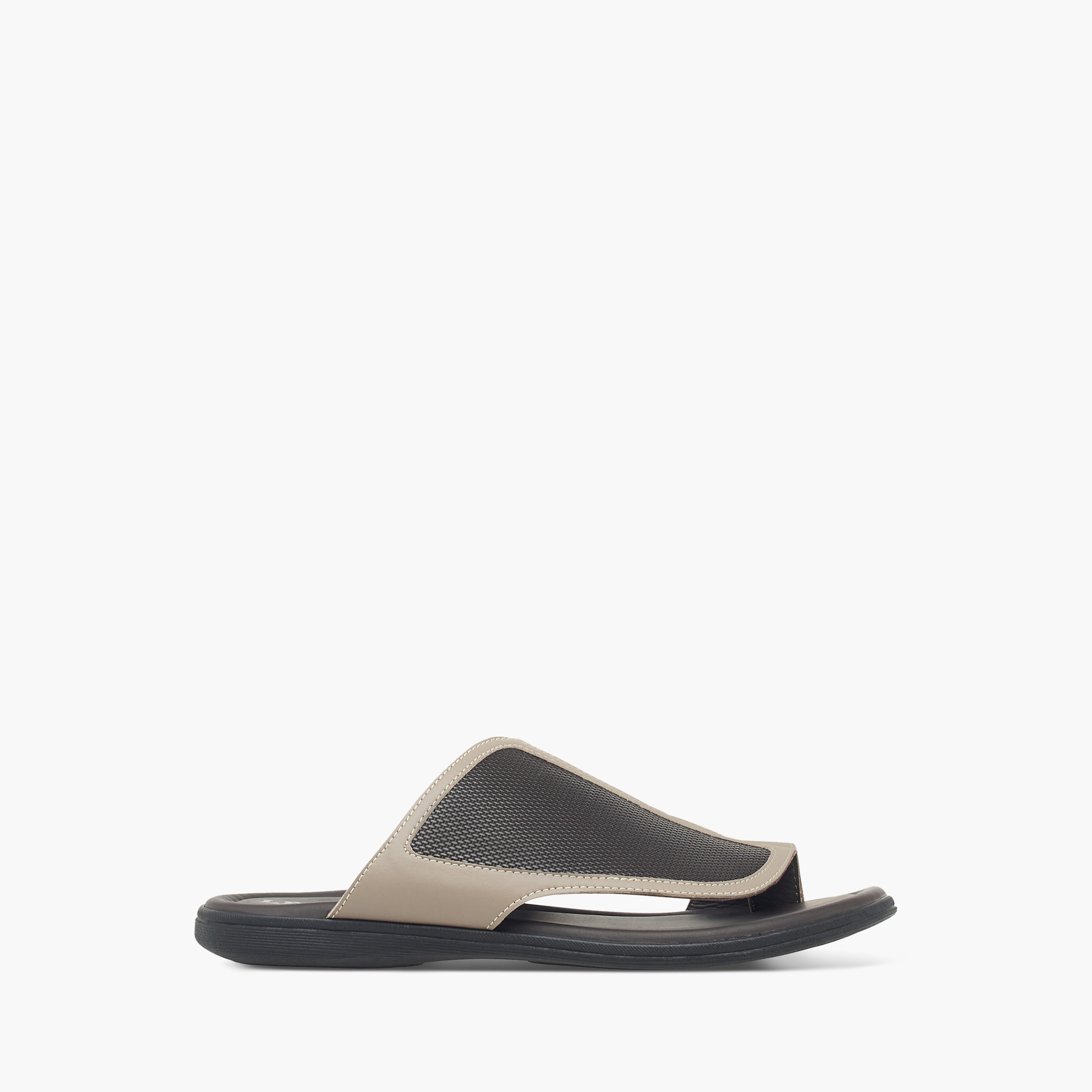 LBL by Shoexpress Colourblock Slip-On Arabic Sandals-cpmen-footwear-sandals-image-2