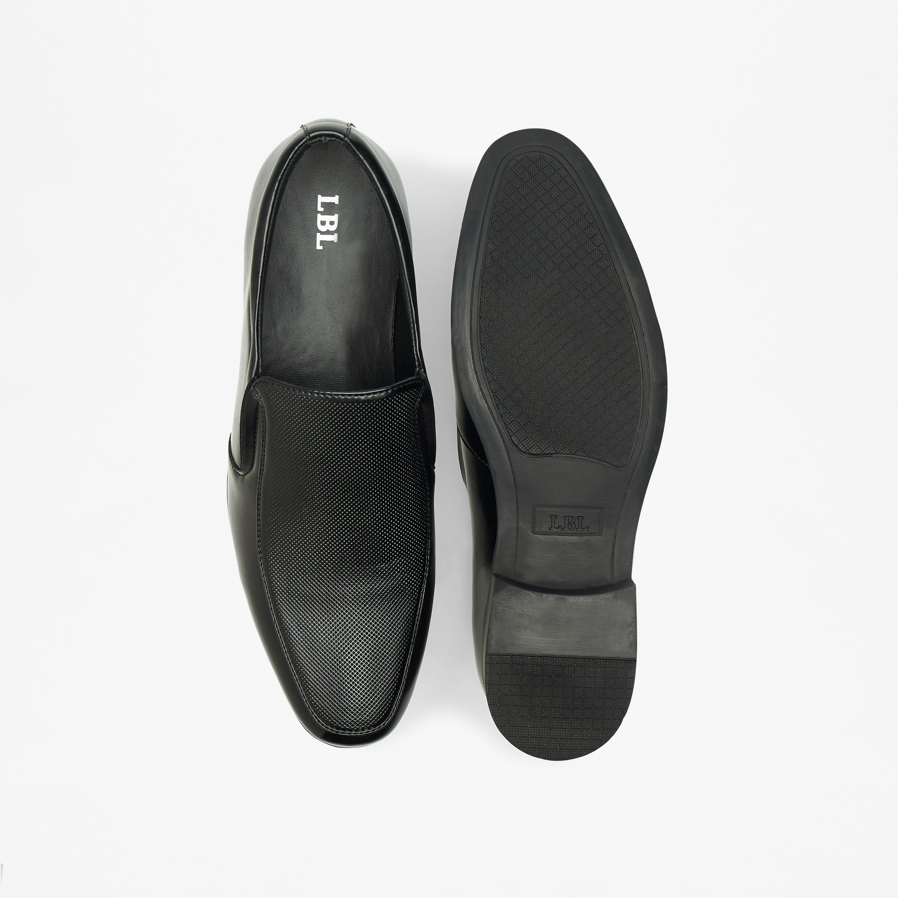 حذاء سادة سهل الارتداء من إل بي إل من شو إكسبرس-men-shoes-formalshoes-image-4