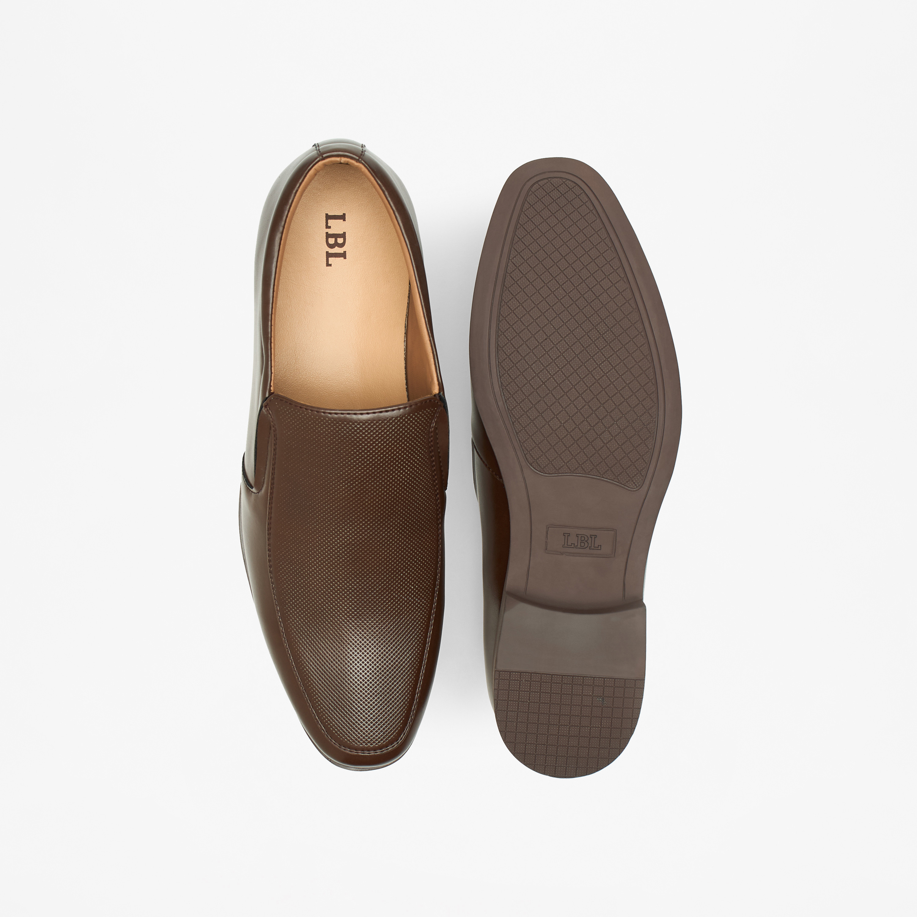 حذاء سادة سهل الارتداء من إل بي إل من شو إكسبرس-men-shoes-formalshoes-image-9