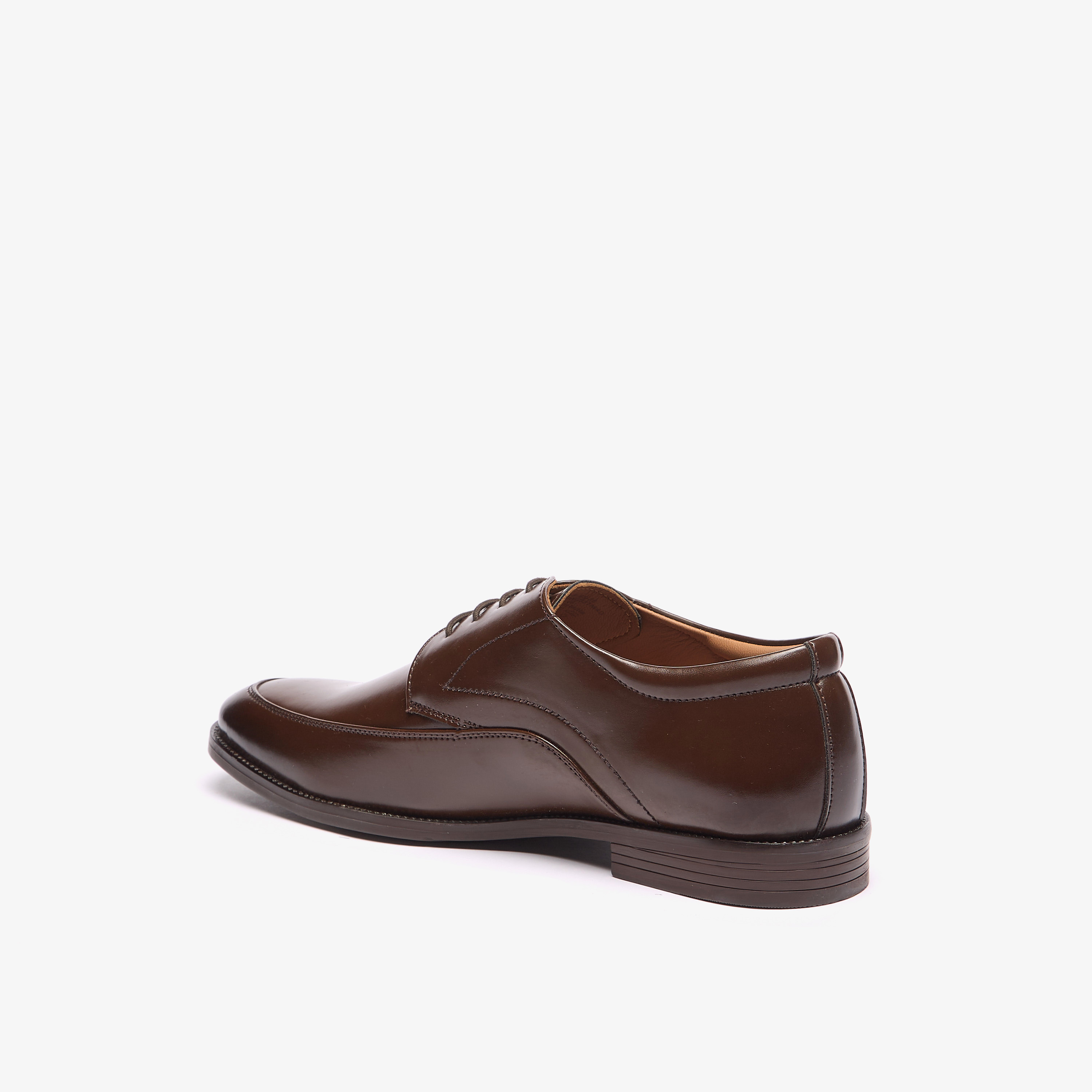 LBL by Shoexpress Solid Lace-Up Derby Shoes-men-shoes-formalshoes-image-2