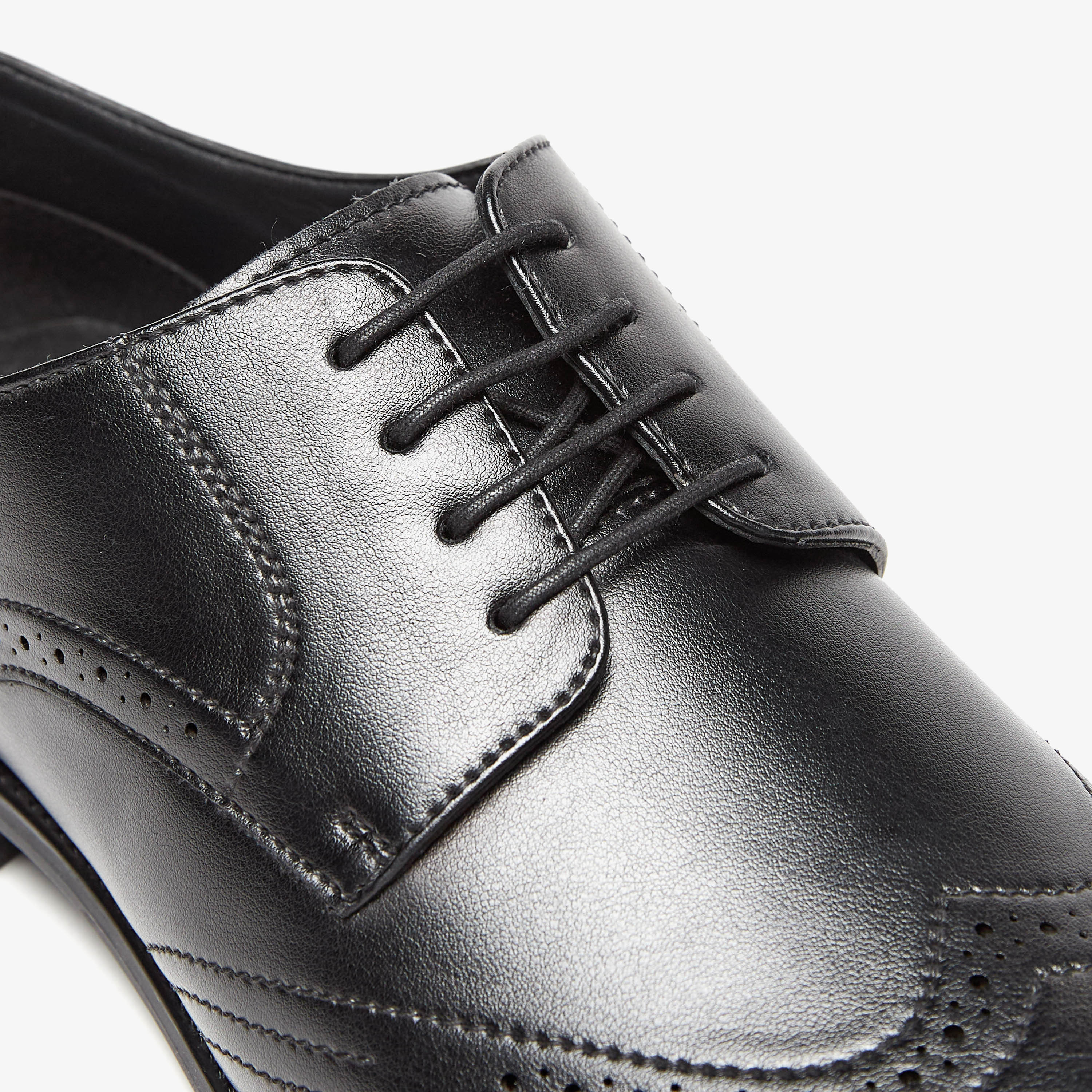 LBL by Shoexpress Perforated Lace-Up Derby Shoes-men-shoes-formalshoes-image-5