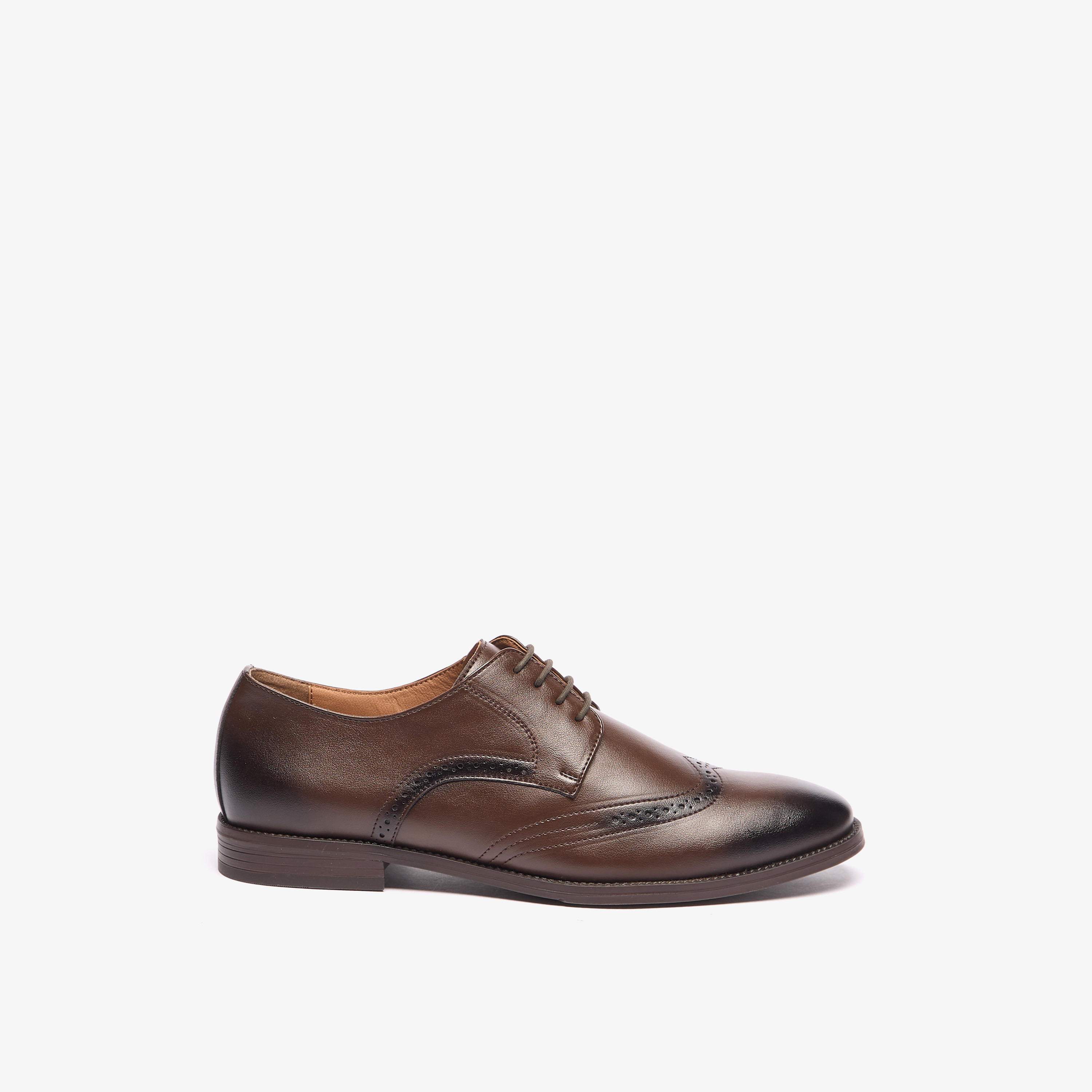 LBL by Shoexpress Perforated Lace-Up Derby Shoes-men-shoes-formalshoes-image-8