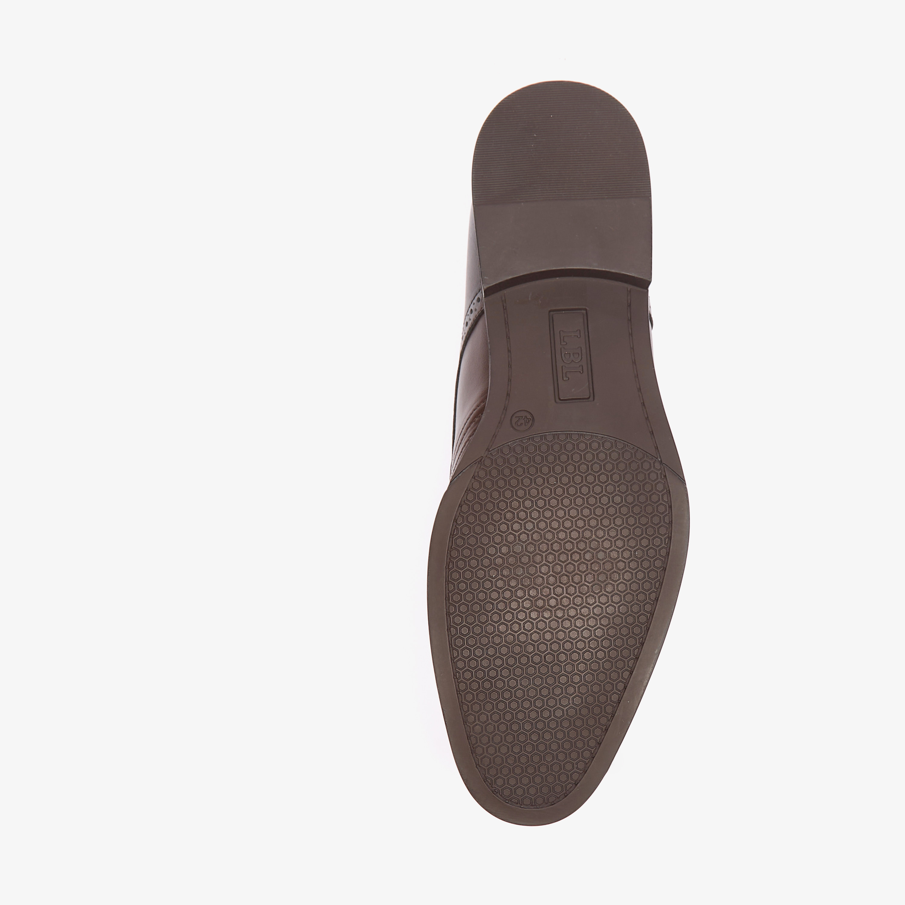 LBL by Shoexpress Perforated Lace-Up Derby Shoes-men-shoes-formalshoes-image-11