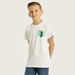 Minecraft Printed Crew Neck T-shirt with Short Sleeves-T Shirts-thumbnail-0