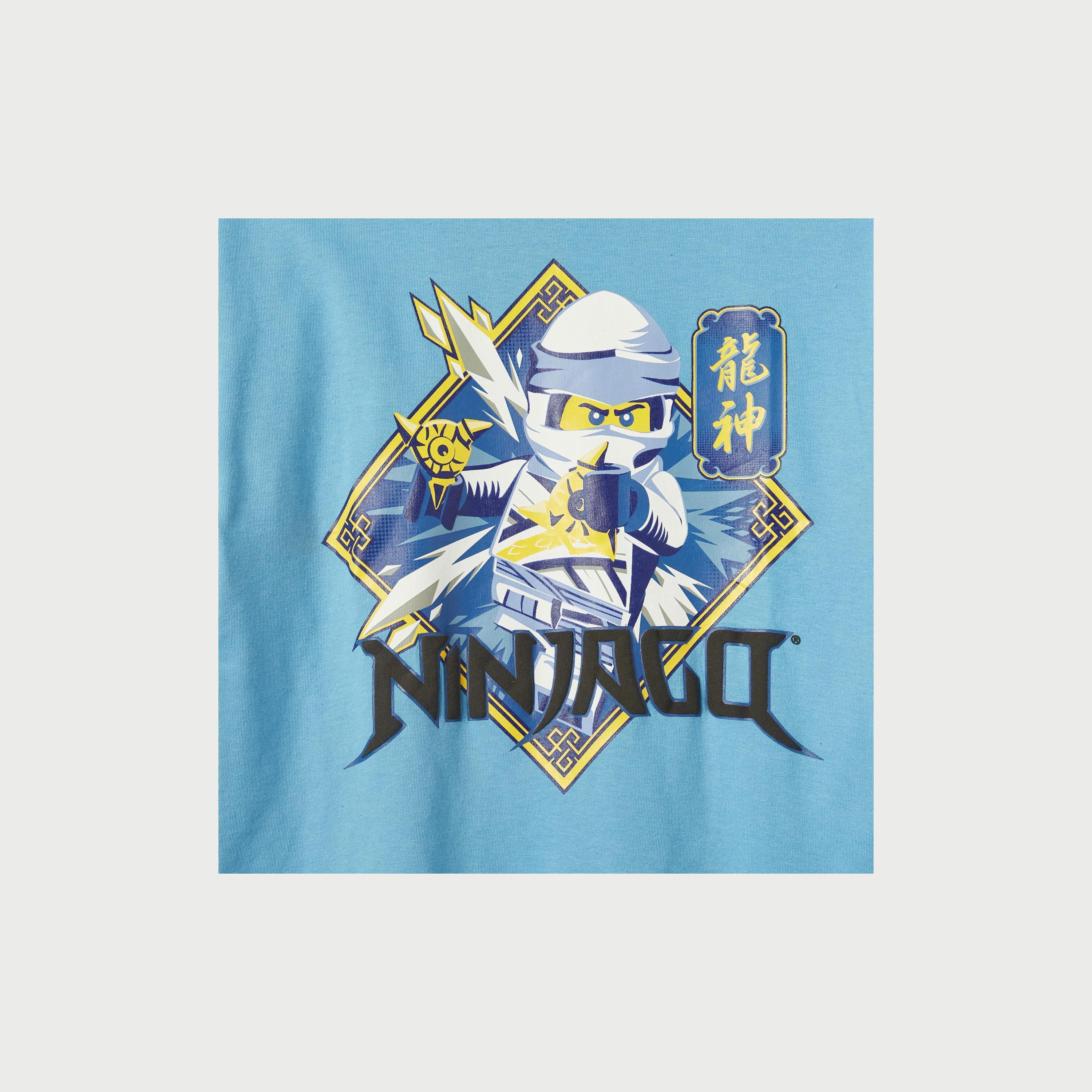 Lego Ninjago Print Crew Neck T-shirt with Short Sleeves-boys-clothing-tshirtsandpolos-image-3
