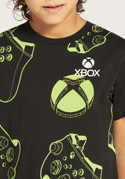 Xbox All-Over Print T-shirt with Crew Neck and Short Sleeves-T Shirts-image-2