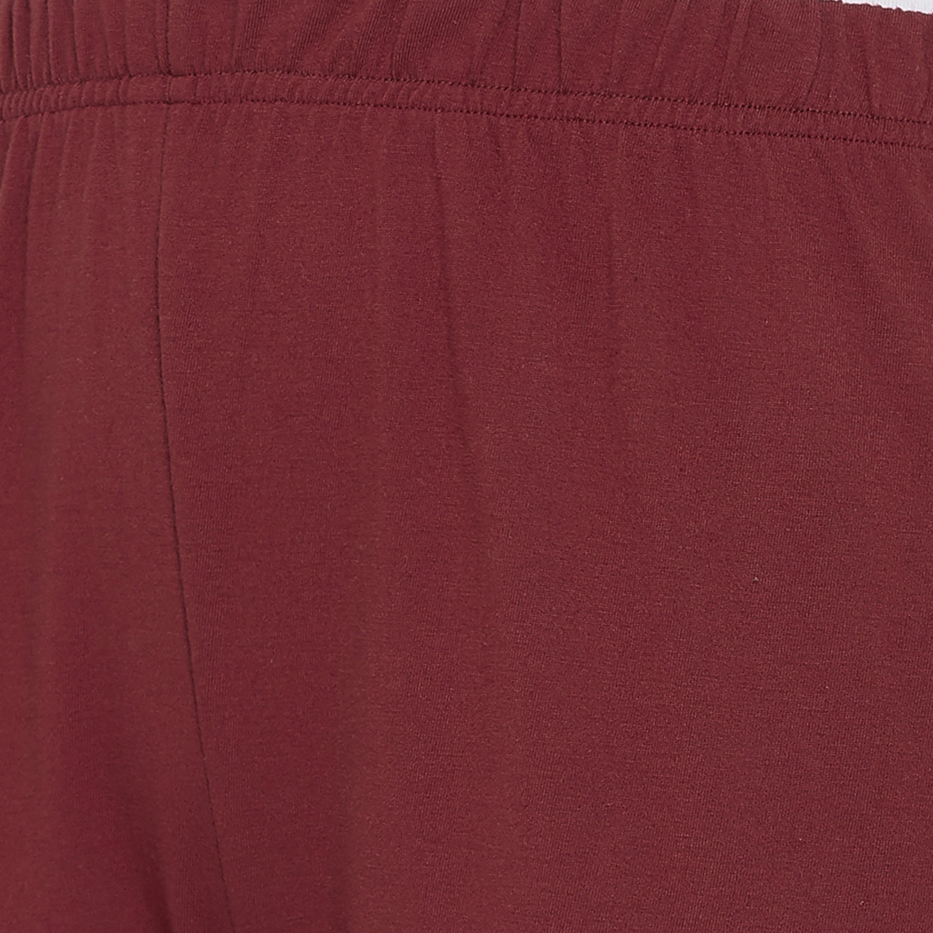 بيجامة نسائية شيك بيزك باللون العنابي من كلوفيا - غني بالقطن-women-clothing-nightwear-pyjamas-bottoms-image-6