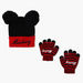 Mickey Mouse Embroidered Cap and Gloves Set-Caps-thumbnail-0
