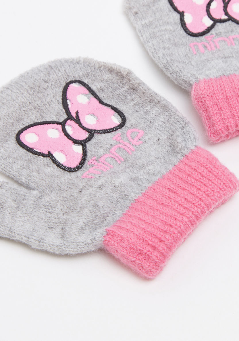 Minnie Mouse Embroidered Mittens-Mittens-image-2