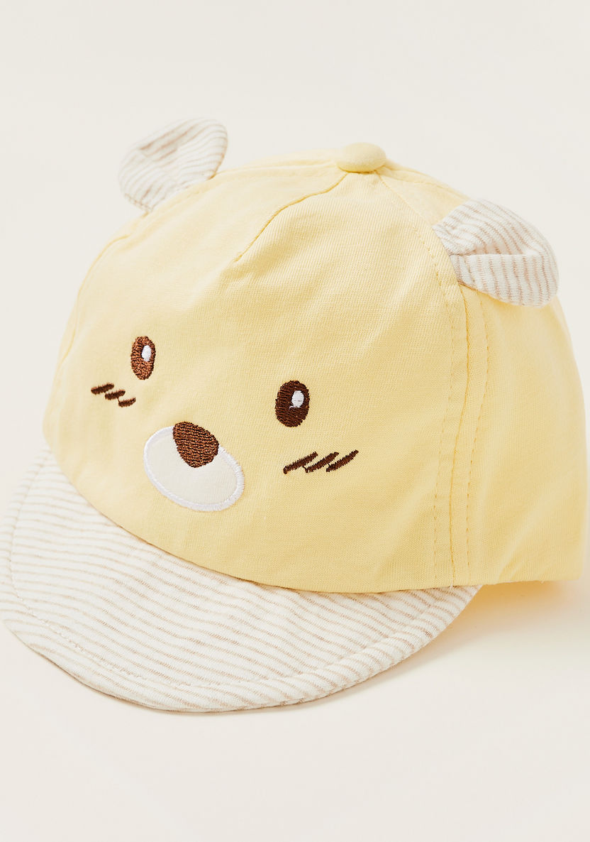 Juniors Embroidered Flap Cap with Elasticised Back-Accessories-image-0