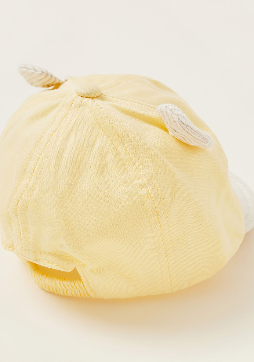 Juniors Embroidered Flap Cap with Elasticised Back-Accessories-image-4