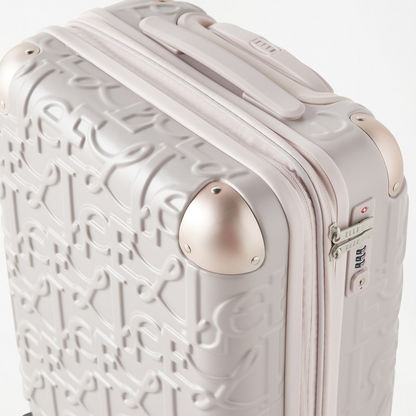 Elle Textured Hardcase Trolley Bag with Retractable Handle-Luggage-image-2