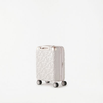 Elle Textured Hardcase Trolley Bag with Retractable Handle-Luggage-image-3
