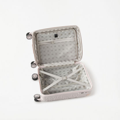 Elle Textured Hardcase Trolley Bag with Retractable Handle-Luggage-image-4